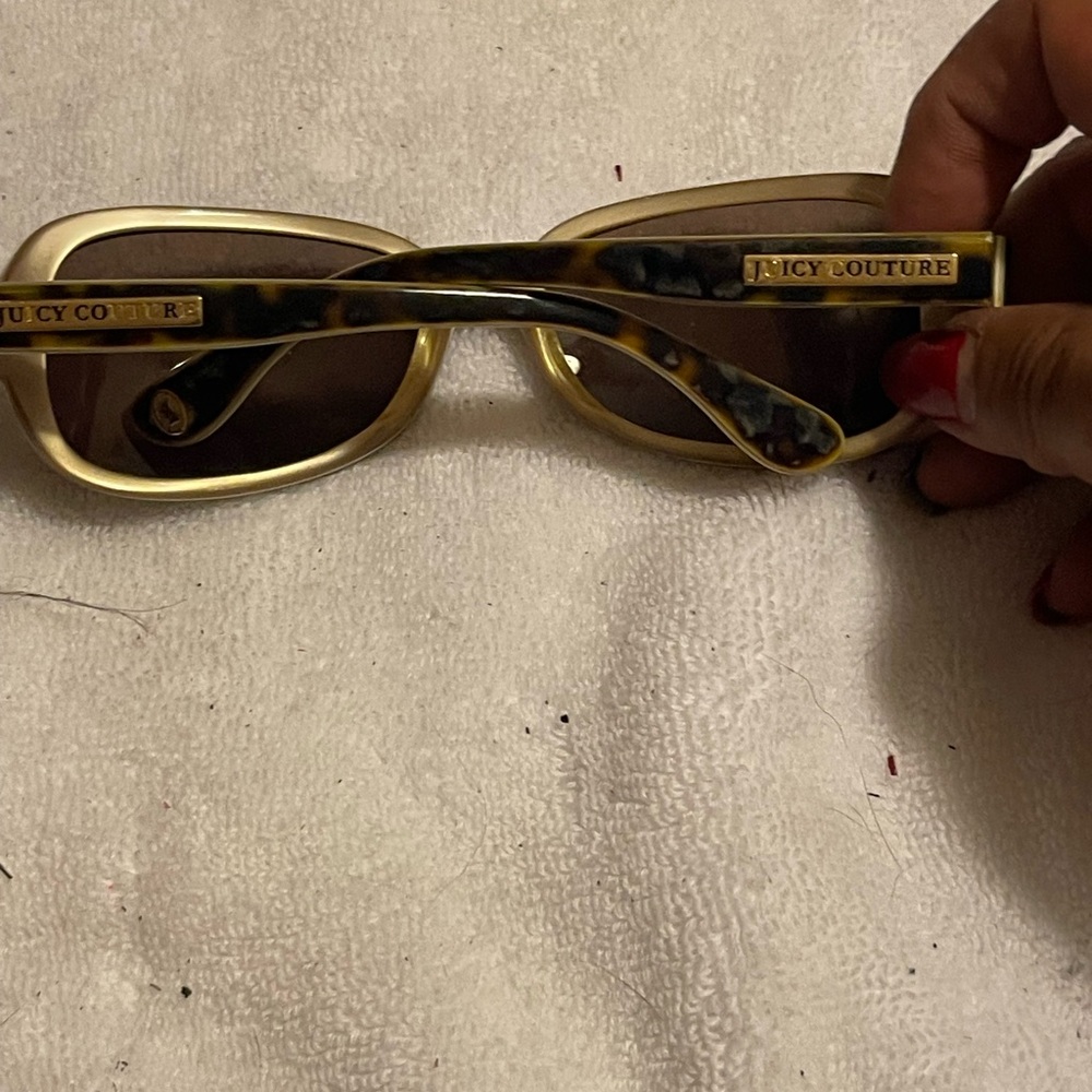 Juicy Couture Tortoise and Gold Sunglasses